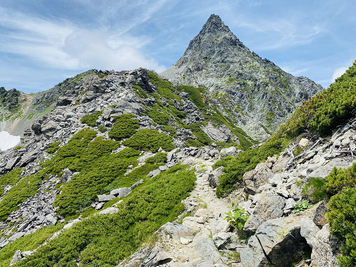 槍ヶ岳東鎌尾根