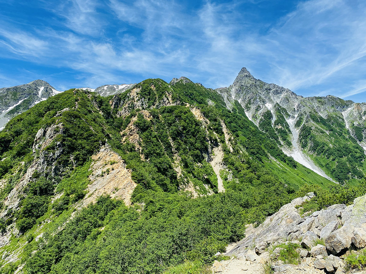 槍ヶ岳東鎌尾根