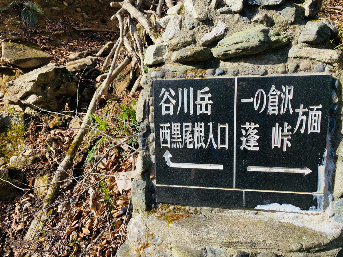 谷川岳（百名山）西黒尾根日帰り登山