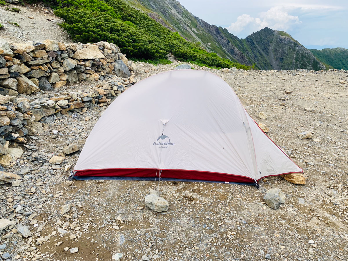 北岳山荘にテント泊した南アルプス登山日記（北岳、間ノ岳、農鳥岳）