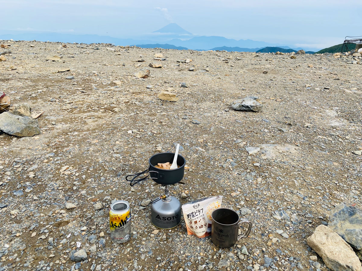 北岳山荘にテント泊した南アルプス登山日記（北岳、間ノ岳、農鳥岳）