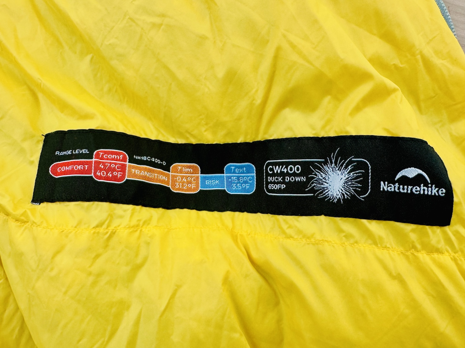 ネイチャーハイク（Naturehike）CW400をレビュー（おすすめ登山シュラフ）