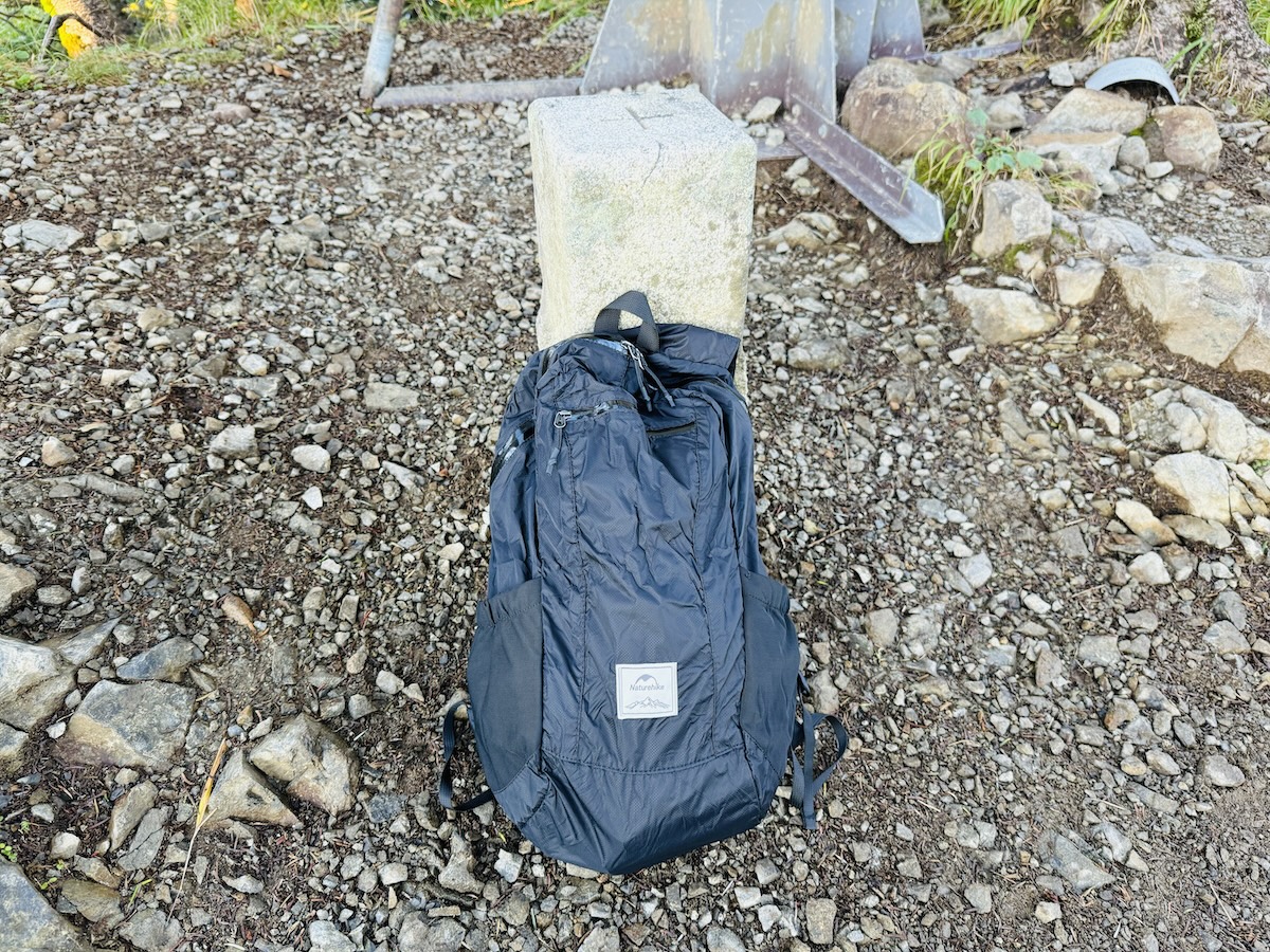 マッシュが使っている登山道具リスト(ネイチャーハイク折り畳みバッグ)