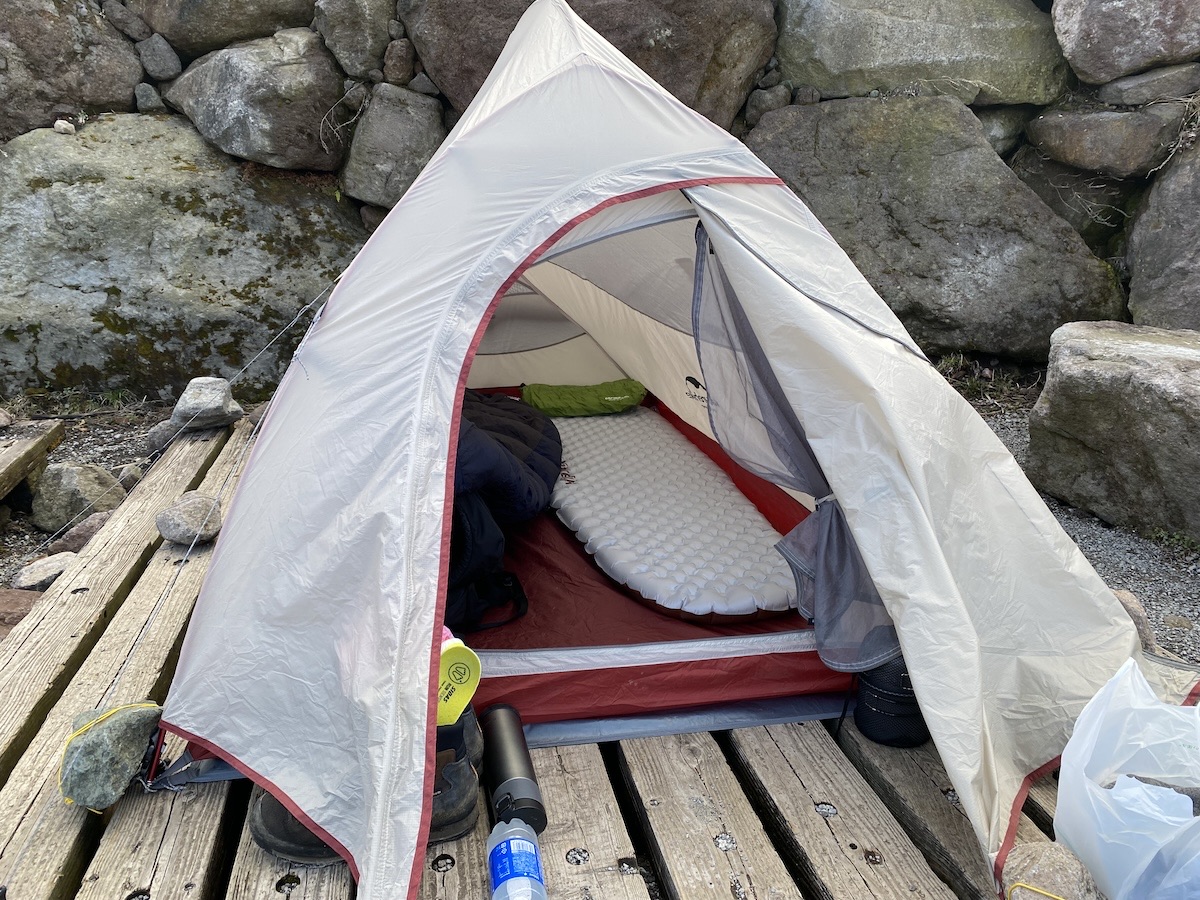 マッシュが使っている登山道具リスト(ネイチャーハイクR5.8エアーマット)