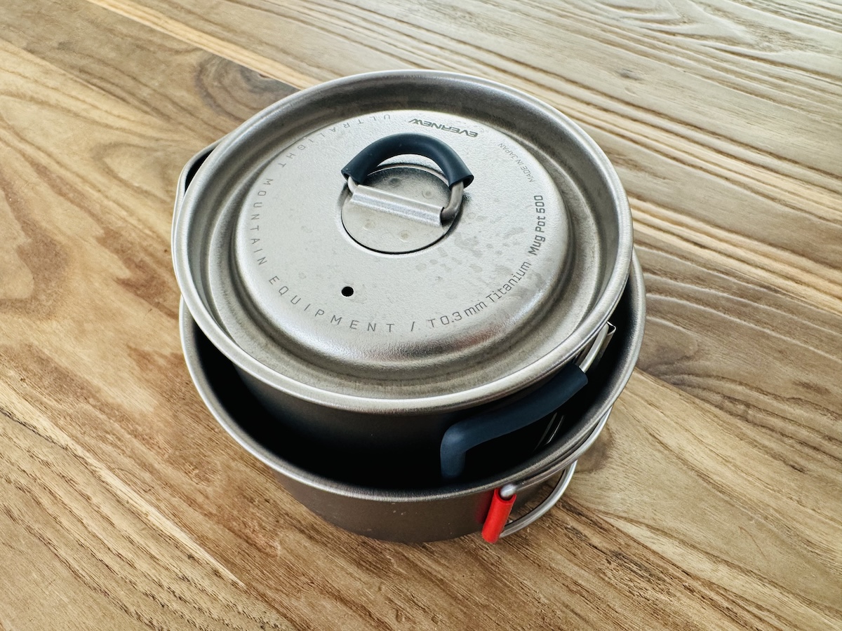 マッシュが使っている登山道具リスト(エバニュー Ti 400FD Cup)