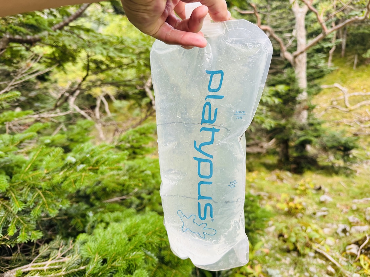 マッシュが使っている登山道具リスト(プラティパス 2Lボトル)
