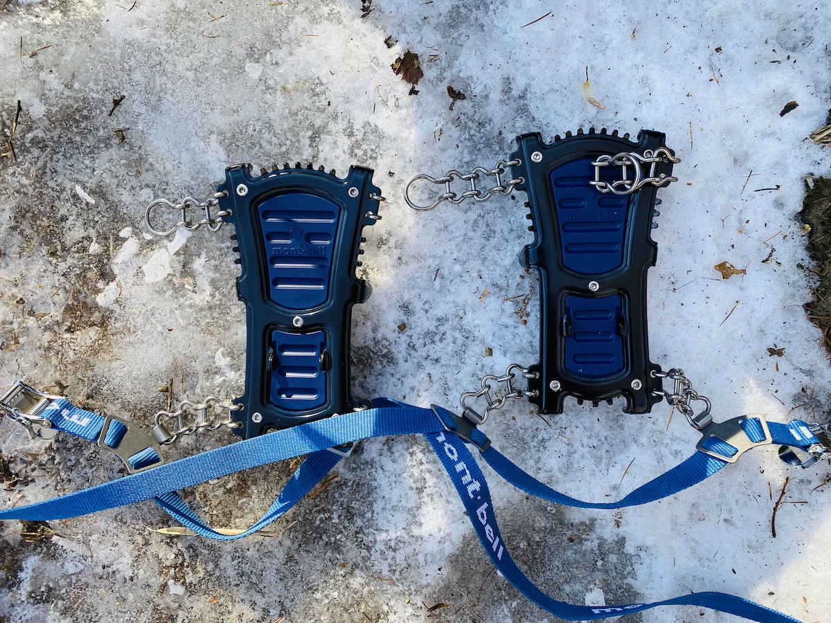 マッシュが使っている登山道具リスト(モンベルスノースパイク6)