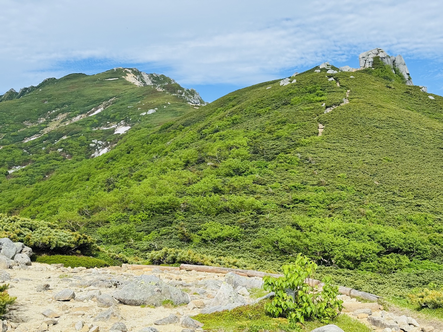 中央アルプス（空木岳、檜尾岳、木曽駒ヶ岳）日帰り登山日記