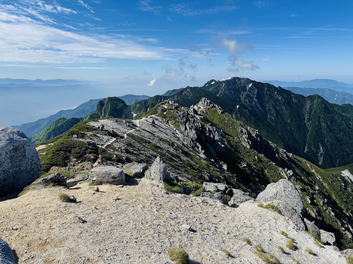中央アルプス（空木岳、檜尾岳、木曽駒ヶ岳）日帰り登山日記