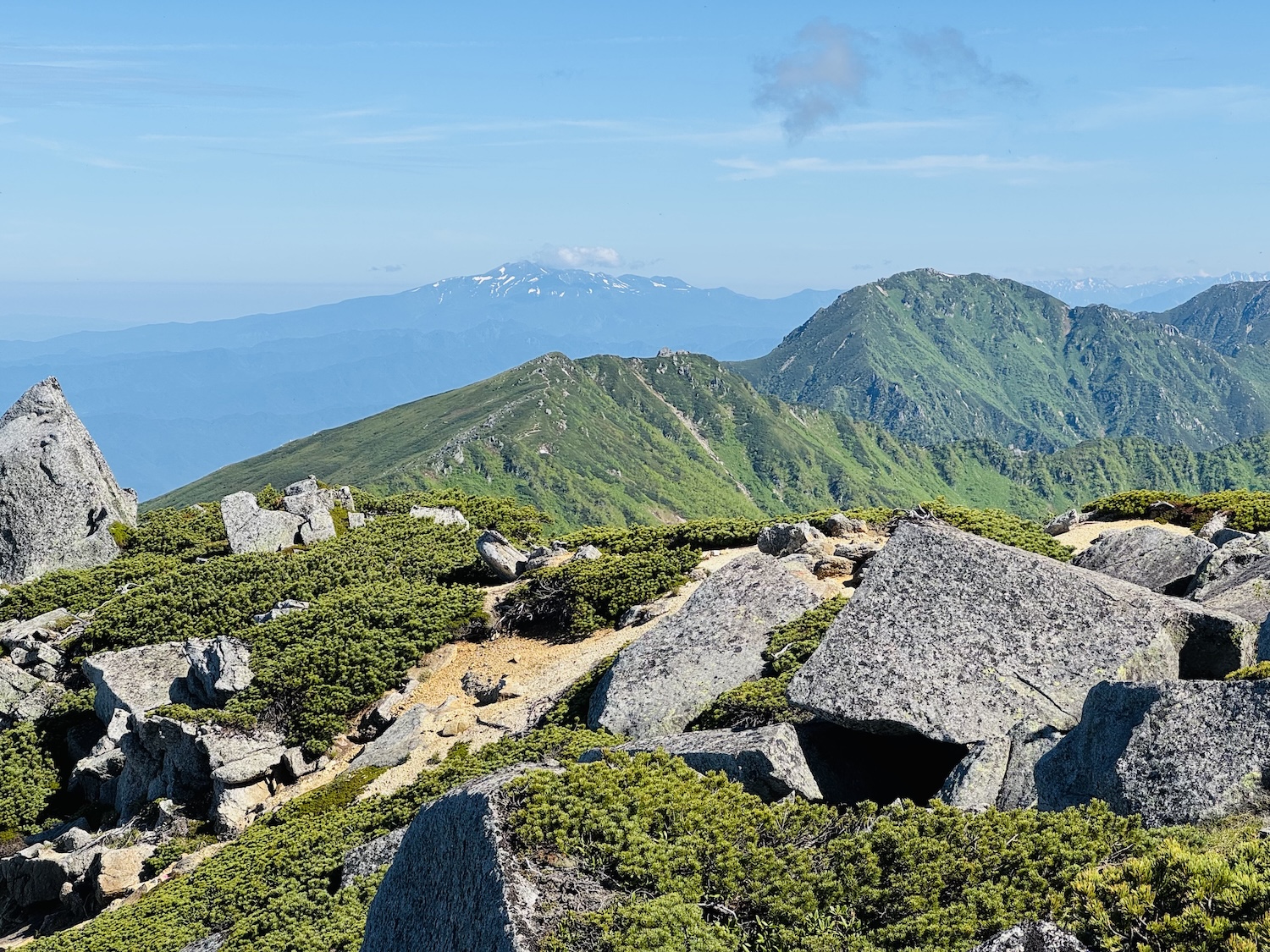 中央アルプス（空木岳、檜尾岳、木曽駒ヶ岳）日帰り登山日記