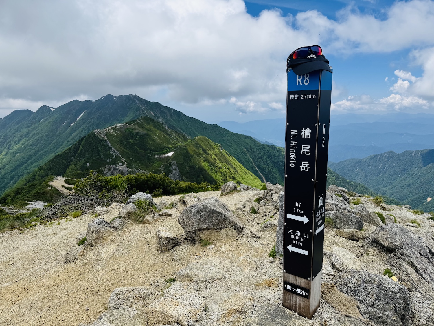 中央アルプス（空木岳、檜尾岳、木曽駒ヶ岳）日帰り登山日記