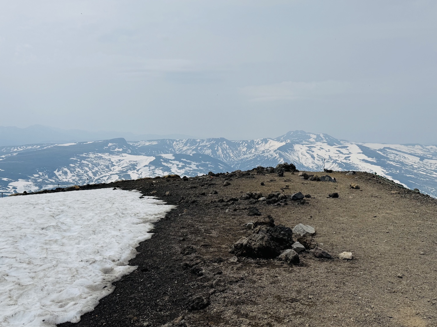 大雪山旭岳日帰り登山日記(山頂)