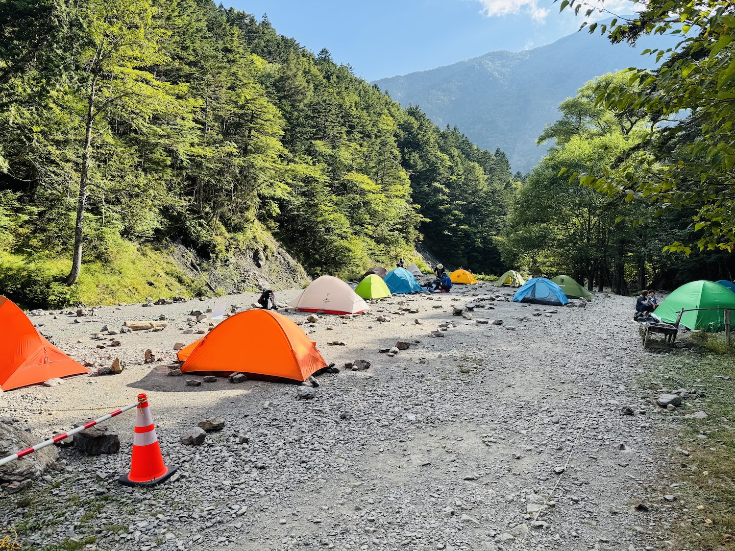 南アルプス仙塩尾根テント泊縦走登山(長衛小屋テント場)