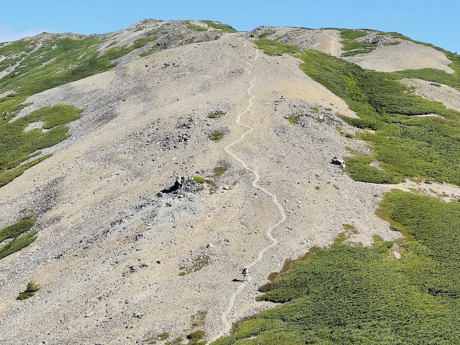 南アルプス仙塩尾根テント泊縦走登山(蝙蝠岳)