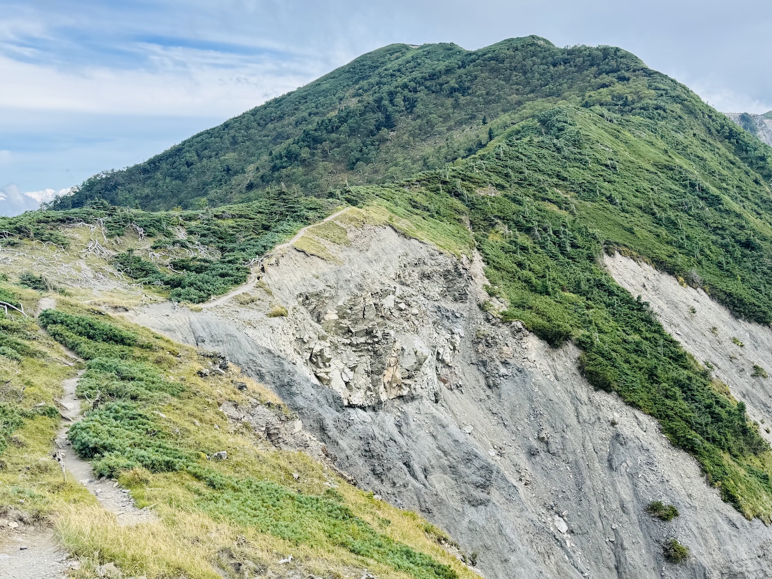 南アルプス仙塩尾根テント泊縦走登山(前小河内岳)