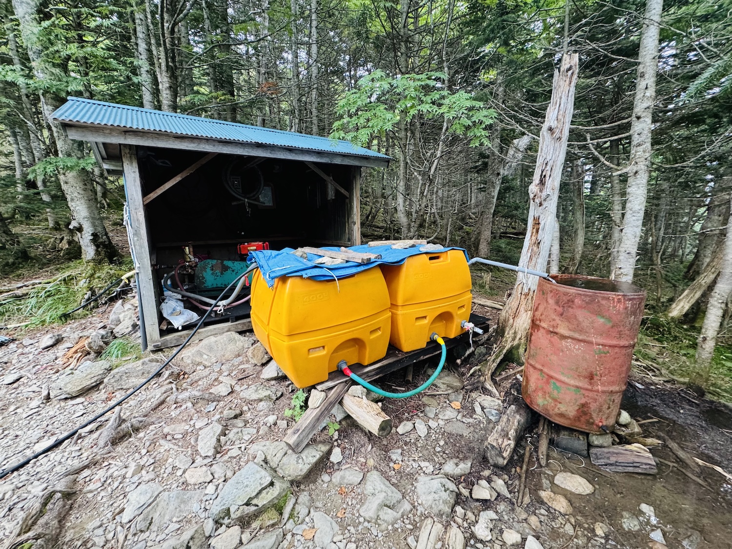 南アルプス仙塩尾根テント泊縦走登山(三伏峠小屋)