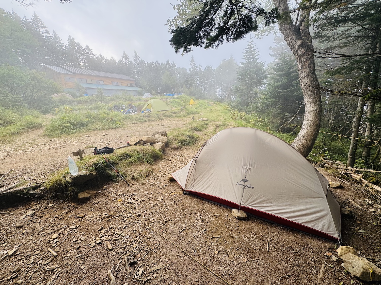 南アルプス仙塩尾根テント泊縦走登山(三伏峠小屋)