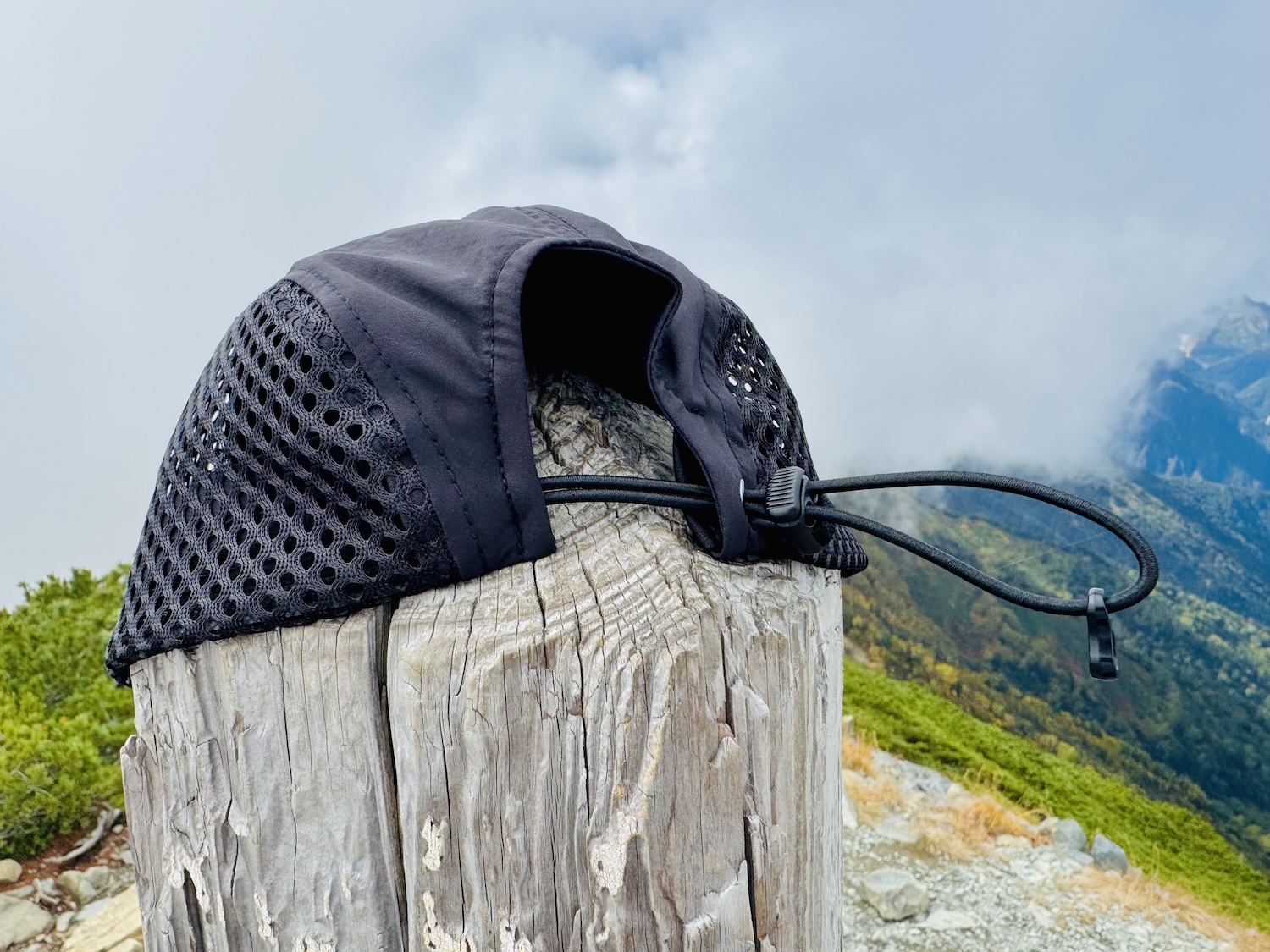 マッシュが使っている登山道具リスト(ザ・ノースフェイスフリーランキャップ)