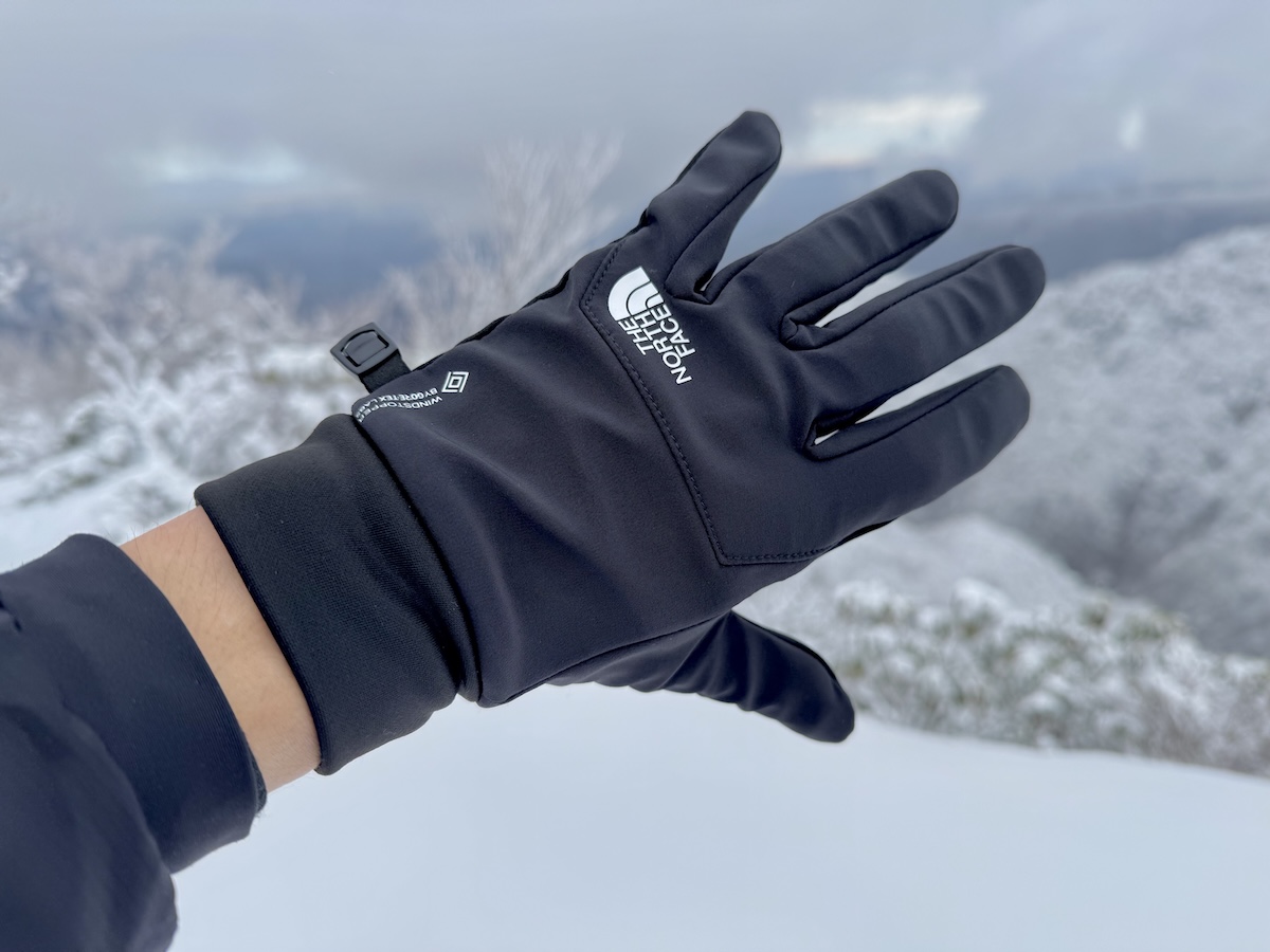 ザ・ノースフェイスウインドストッパーイーチップグローブをレビュー
