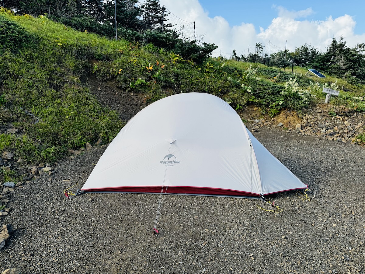 ネイチャーハイク・クラウドアップ2をレビュー