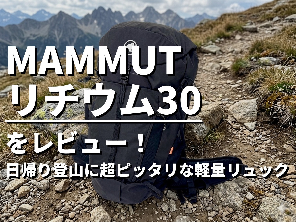 マムートリチウム30をレビュー